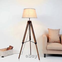 Floor Lamp Tripod Floor Lamp Floor Light Wooden Floor Lamp Vintage Floor