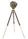 Frosted Glass Vintage Collectible Floor Lamp Tripod Floor Lighting Home