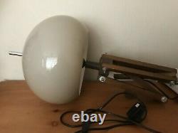 HARVEY GUZZINI Vintage 1960s/1970s Mushroom Lamp on an adjustable Wooden Tripod