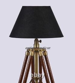 Handmade Vintage CLASSIC Tripod FLOOR Shade LAMP CORNER HOME DECOR LAMP STAND