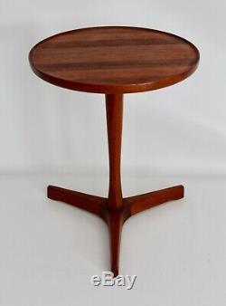 Hans Andersen Artex Vtg Mid Century Danish Modern Tripod Teak Wood Side Table