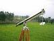Harbor Master 39 Vintage Brass Double Barrel Griffith Telescope Tripod Stand