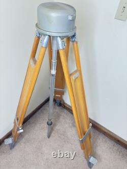 Heavy-Duty Vintage Swiss Kern Survey Theodolite Tripod