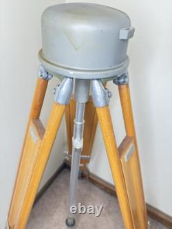 Heavy-Duty Vintage Swiss Kern Survey Theodolite Tripod