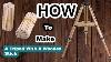 How To Make A Tripod With A Wooden Stick Ah Ap Ubuk Ile Tripod Nas L Yap L R