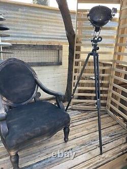 Industrial Steampunk Vintage Tripod Light 55 to Max 69 TLD Designer EB-441