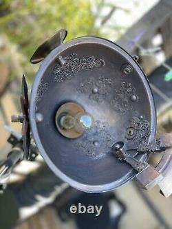Industrial Steampunk Vintage Tripod Light 55 to Max 69 TLD Designer EB-441