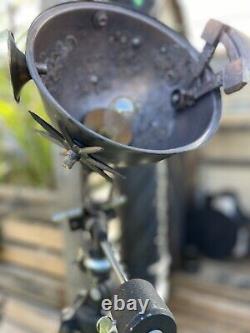 Industrial Steampunk Vintage Tripod Light 55 to Max 69 TLD Designer EB-441
