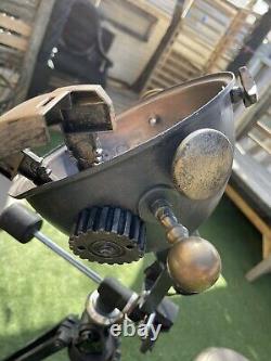 Industrial Steampunk Vintage Tripod Light 55 to Max 69 TLD Designer EB-441