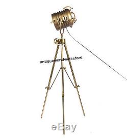 Industrial Vintage Designers Spotlight Searchlight With Tripod Stand Royal Decor