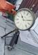 Industrial Vintage Desk Clock With Adjustable Wooden Tripod Base, Antique, Medium