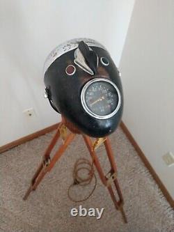 Industrial Vintage Lamp Repurposed Russian Motorcycle Headlight