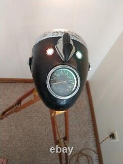 Industrial Vintage Lamp Repurposed Russian Motorcycle Headlight