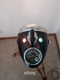 Industrial Vintage Lamp Repurposed Russian Motorcycle Headlight