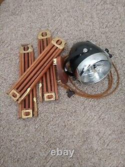 Industrial Vintage Lamp Repurposed Russian Motorcycle Headlight