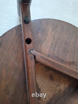 Jens Risom Style Design Tripod Walnut Wood End Table Vintage Danish MCM 18