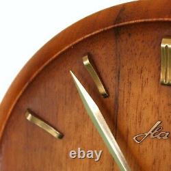 KIENZLE HAID TRIPOD Vintage Mantel Clock ICONIC DESIGN! 1950s HIGH GLOSS! 8 Days