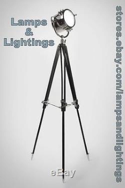 Lamp Floor Nautical Tripod Light Designer Spot Vintage Decor Industrial X-MAS