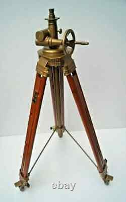 Lamp Royal Vintage Style Wooden Tripod Stand Camera Floor Home Decor Gift