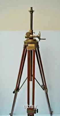 Lamp Royal Vintage Style Wooden Tripod Stand Camera Floor Home Decor Gift