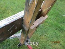 Large Vintage Wooden Painting Easel Stand C1930 English Beech Tripod For Canvas