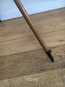 Large Vintage Wooden Theodolite / Survey Tripod