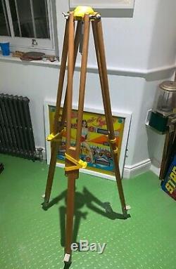 Lovely vintage wooden surveyors tripod original