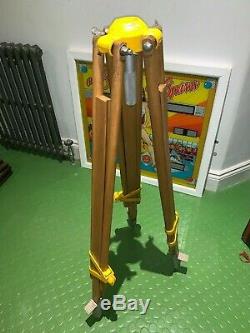 Lovely vintage wooden surveyors tripod original