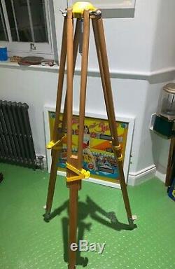 Lovely vintage wooden surveyors tripod original