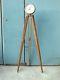 Lovely Vintage Wooden Tripod Lamp Support- Interior Display Great Condition