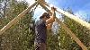 Make A Tripod Hoist And Move Logs While Building A Cabin Alone