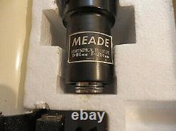 Meade Astronomical Telescope D=80mm F=1200mm Japan withBox, Vintage Wood Tripod