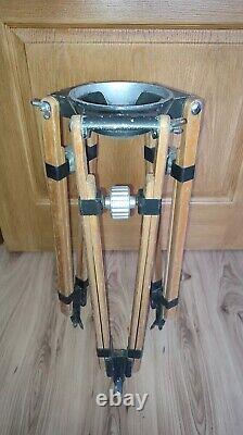 Medium Size 150mm Bowl Arri Arriflex Cine Movie Wooden Tripod Only Vintage