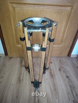 Medium Size 150mm Bowl Arri Arriflex Cine Movie Wooden Tripod Only Vintage