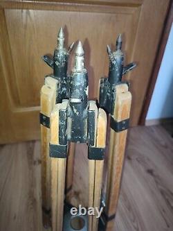 Medium Size 150mm Bowl Arri Arriflex Cine Movie Wooden Tripod Only Vintage