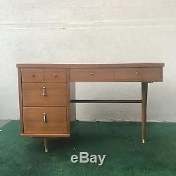 Mid Century Tripod Solid Wood Vintage Desk