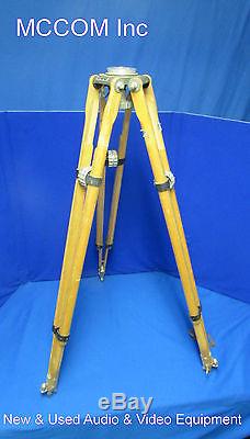 Miller 320 Vintage Single Stage Wooden Tripod Legs Only Parts/ Props