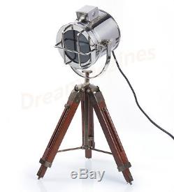 Mini Tripod Lamp Vintage Floor Lamp Spotlight Vintage Style Nautical Lamp