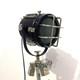 Nautical Searchlight Handmade Spotlight Wooden Tripod Antique Vintage Lamp Light