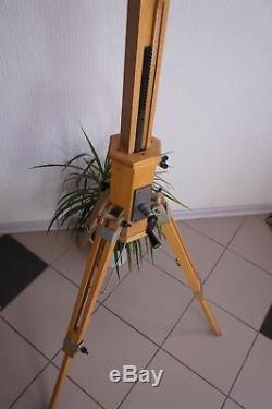 NO CAMERA! Russian Vintag Wooden tripod for the camera FKD EX! Genuine CASE