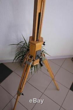 NO CAMERA! Russian Vintag Wooden tripod for the camera FKD EX! Genuine CASE