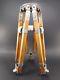 National Cine Equipment Inc Vintage Metal Wooden Camera Tripod Collapsable Cc20