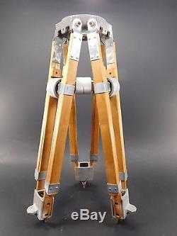 National Cine Equipment Inc Vintage Metal Wooden Camera Tripod Collapsable CC20