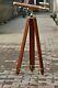 Nautical Floor Standing Telescope Maritime Brass 39 Telescope With Wooden Tripod