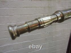 Nautical Vintage 39 Antique Brass Telescope With Wooden Tripod Stand Home Decor