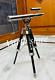 Nautical Vintage Solid Brass Telescope With Wooden Tripod Antique Decorative Gift
