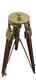 Nautical Vintage Tripod Wood Corner Floor Stand Suitable For Camera Handmade