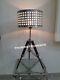 Nautical Wooden Chrome Tripod Table Lamp Stand Vintage Floor Shade Lamp
