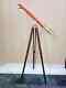 Nautical Wooden Tripod Stand Telescope 39 Tube Spyglass Sailor Ship Directional