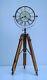 Nautical Floor Clock Vintage With Wooden Tripod Maritime Home Decorative Gift